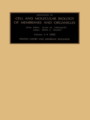 cover image of Protein Export and Membrane Biogenesis
